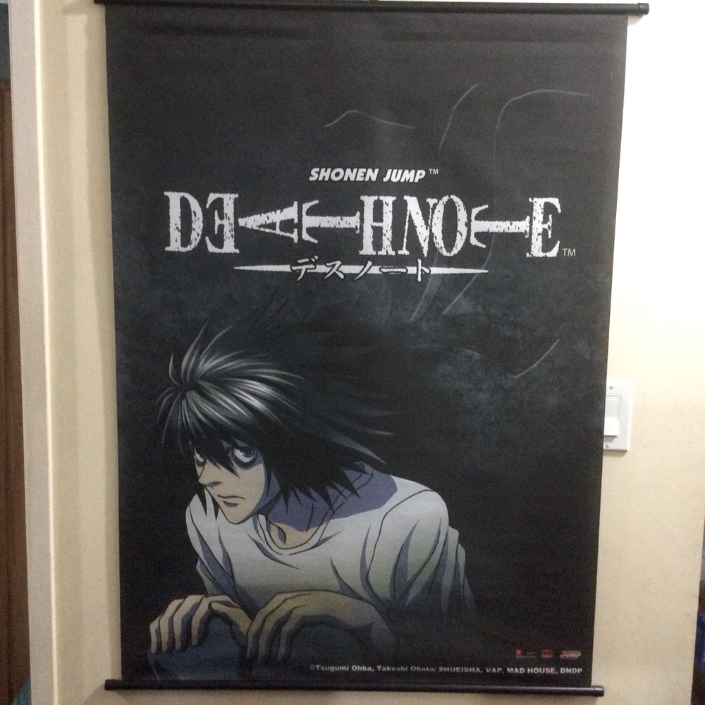 Death Note Manga / Anime canvas poster